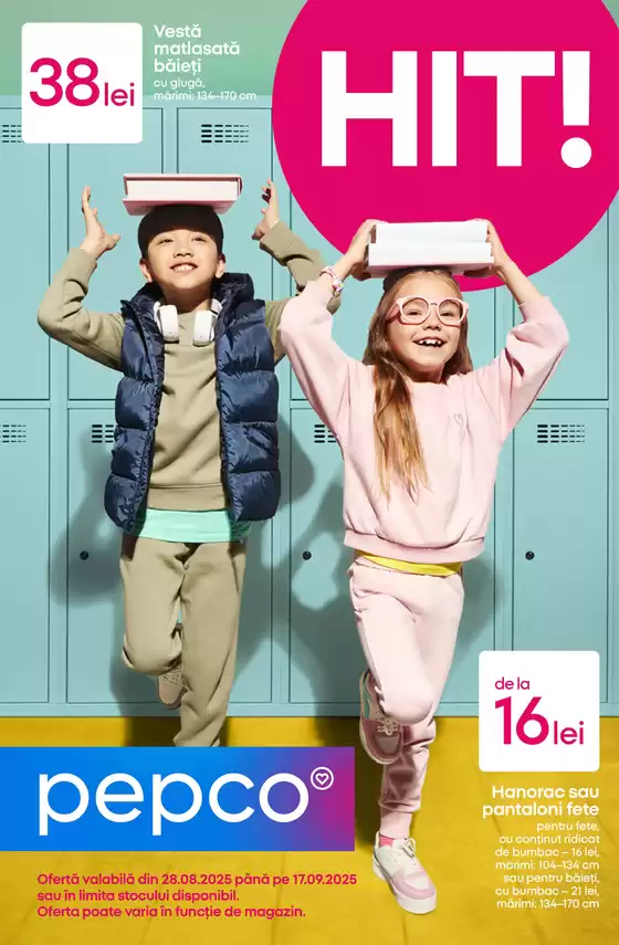 Catalog Pepco | Reduceri și promoții | 2025-08-28T00:00:00.000Z - 2025-09-17T00:00:00.000Z