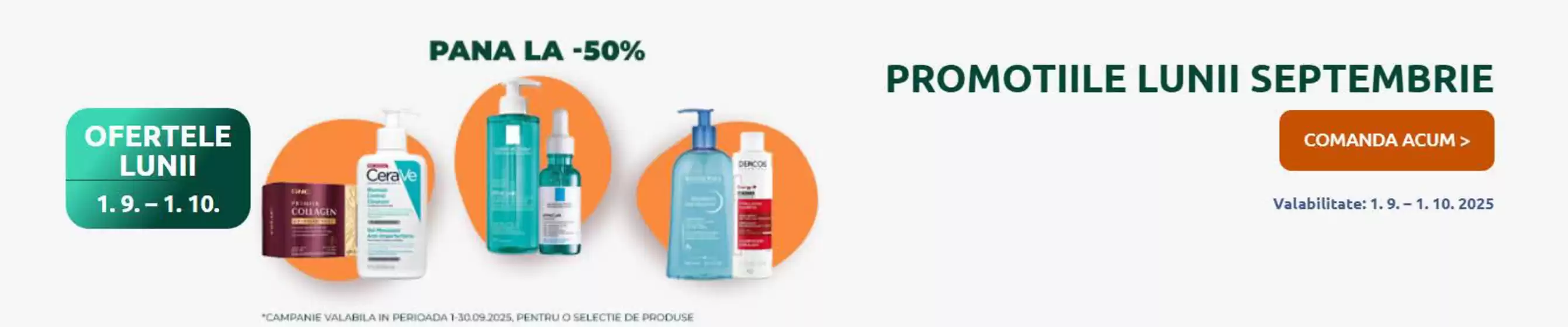 Promotiile Lunii Septembrie