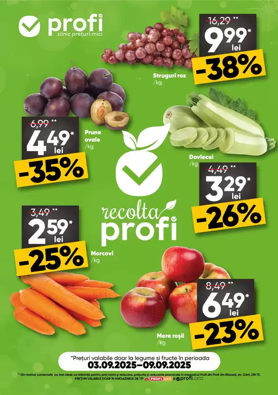 Catalog PROFI Lipova | Oferte exclusive | 2025-09-03T00:00:00.000Z - 2025-09-09T00:00:00.000Z