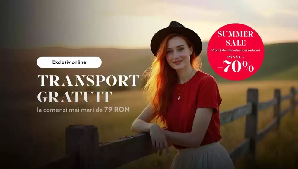 SUMMER SALE până la -70%
