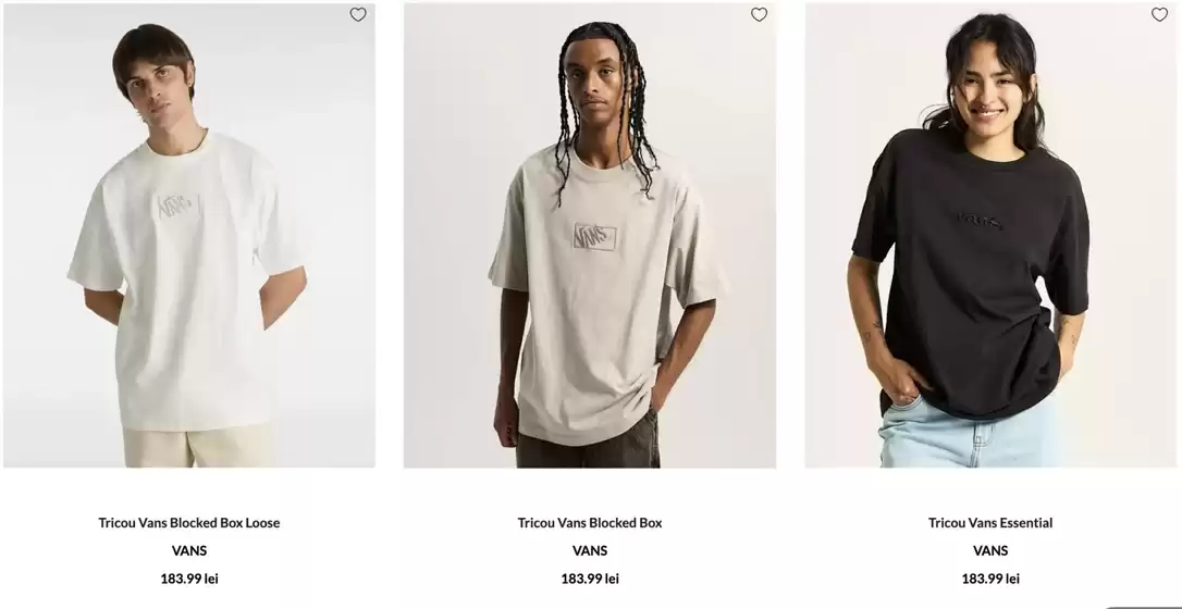 VANS catalog