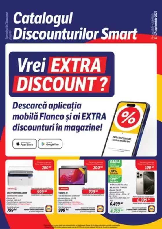 Catalog Flanco Brașov | Oferte de top pentru toți vânătorii de chilipiruri | 2025-09-14T00:00:00.000Z - 2025-09-28T00:00:00.000Z