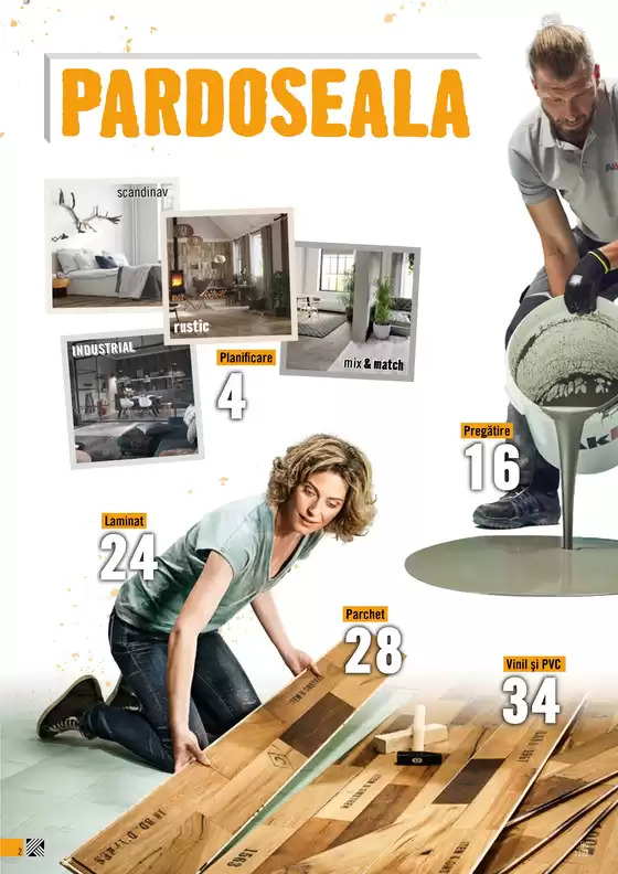 HORNBACH Catalogul special pentru pardoseli
