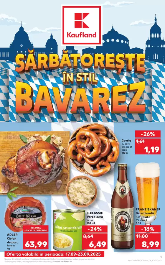 Catalog Kaufland Sinaia | Cele mai bune chilipiruri ale noastre | 2025-09-17T00:00:00.000Z - 2025-09-23T00:00:00.000Z