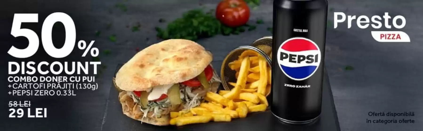 Presto Pizza catalog