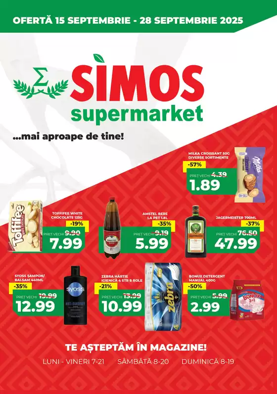 Catalog Simos Târgu Mureș | Ofertă grozavă pentru vânătorii de chilipiruri | 2025-09-17T00:00:00.000Z - 2025-10-01T00:00:00.000Z