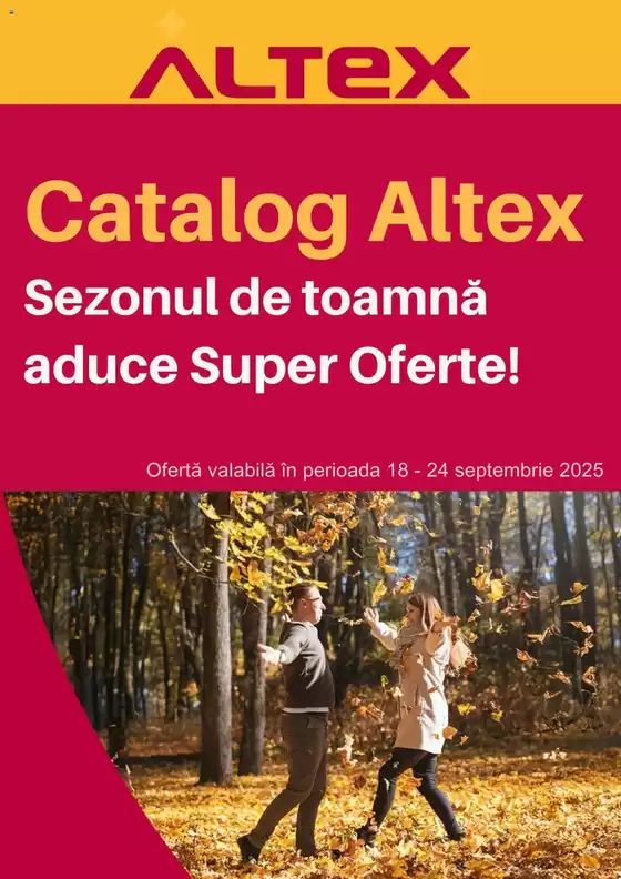 Catalog Altex Timișoara | Sezonul de toamnă aduce Super Oferte! | 2025-09-18T00:00:00.000Z - 2025-09-24T00:00:00.000Z
