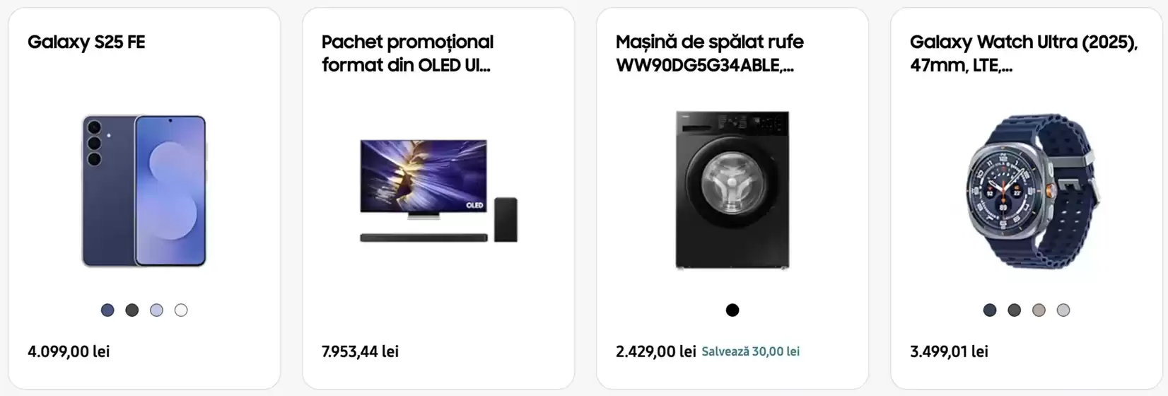 Samsung Promoții
