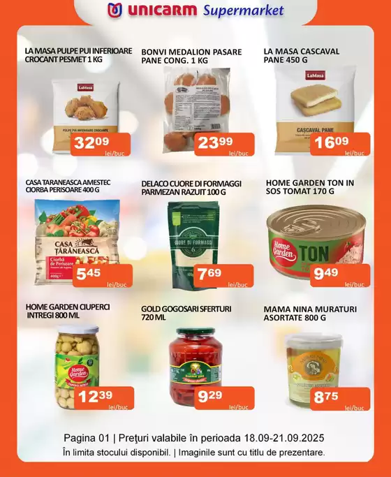Catalog Unicarm Timișoara | Promoție de weekend | 2025-09-19T00:00:00.000Z - 2025-09-21T00:00:00.000Z
