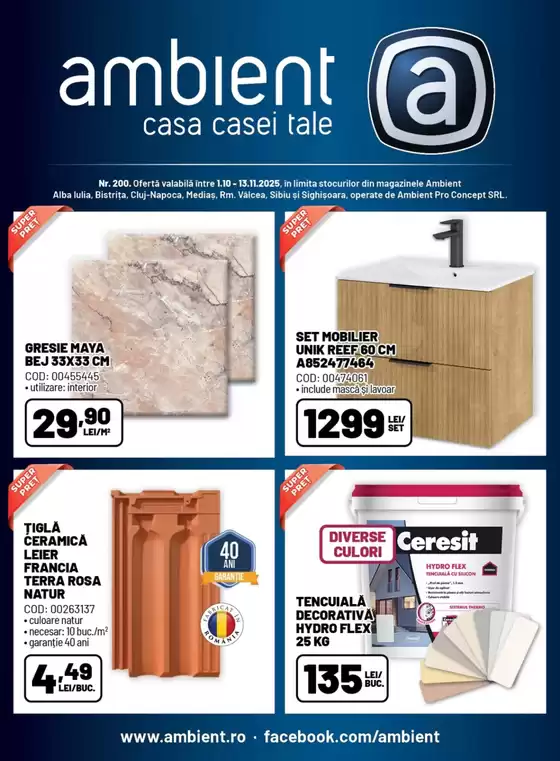 Revista promoțională Ambient nr. 200