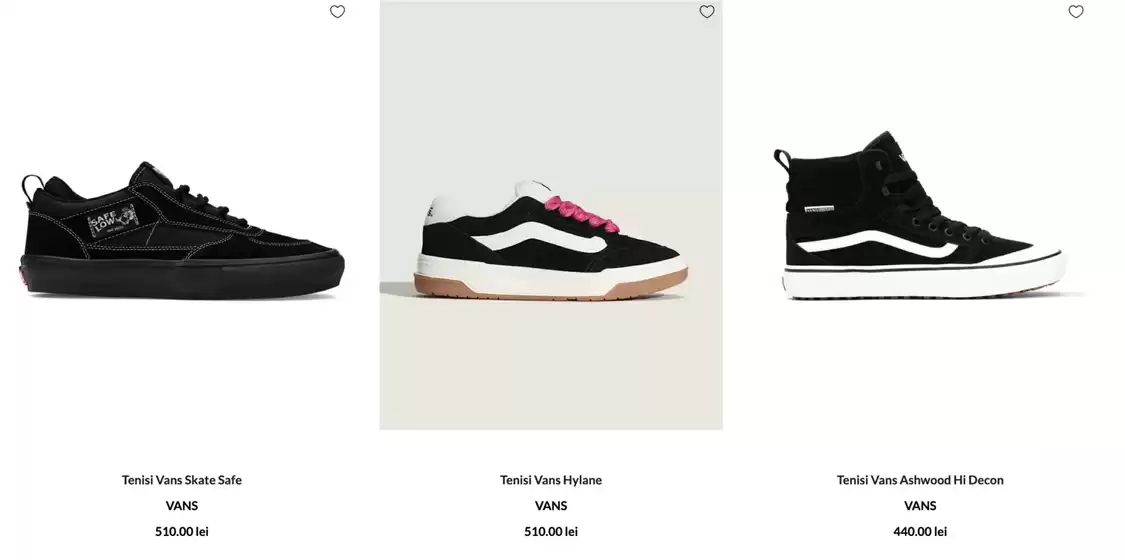VANS catalog