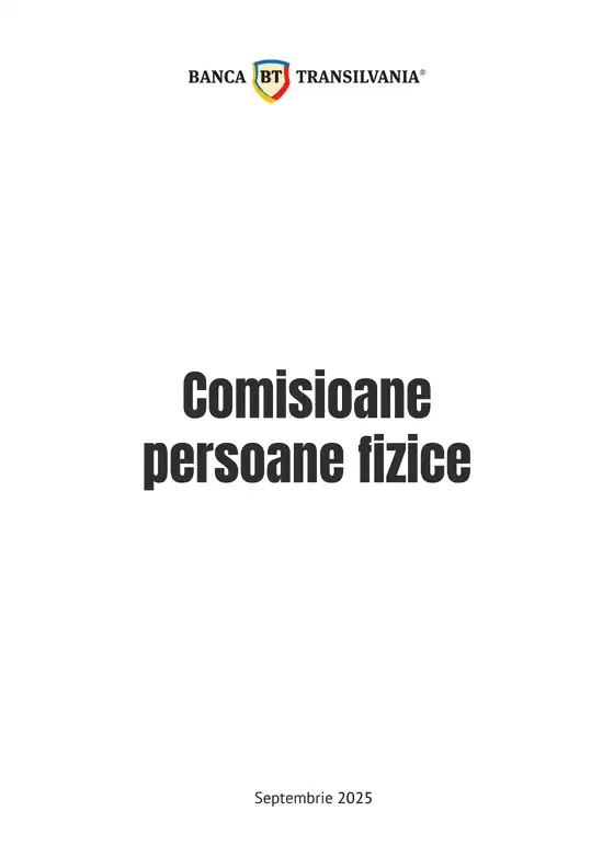 Comisioane persoane fizice