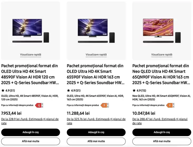 Samsung Promoții
