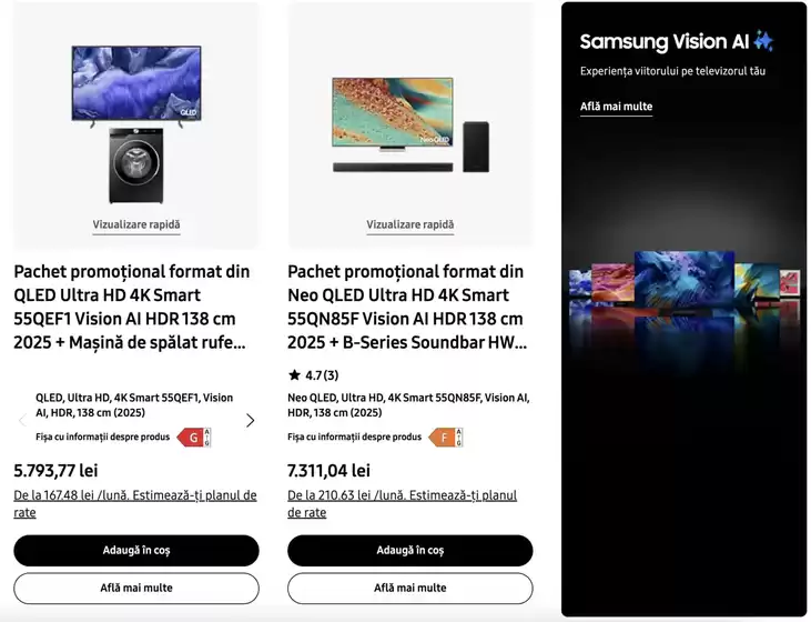 Samsung Promoții