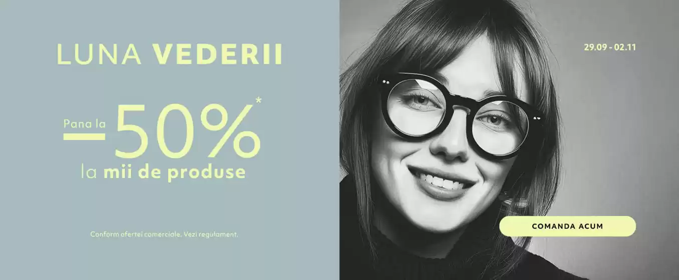 Luna Vederii Pana la -50%