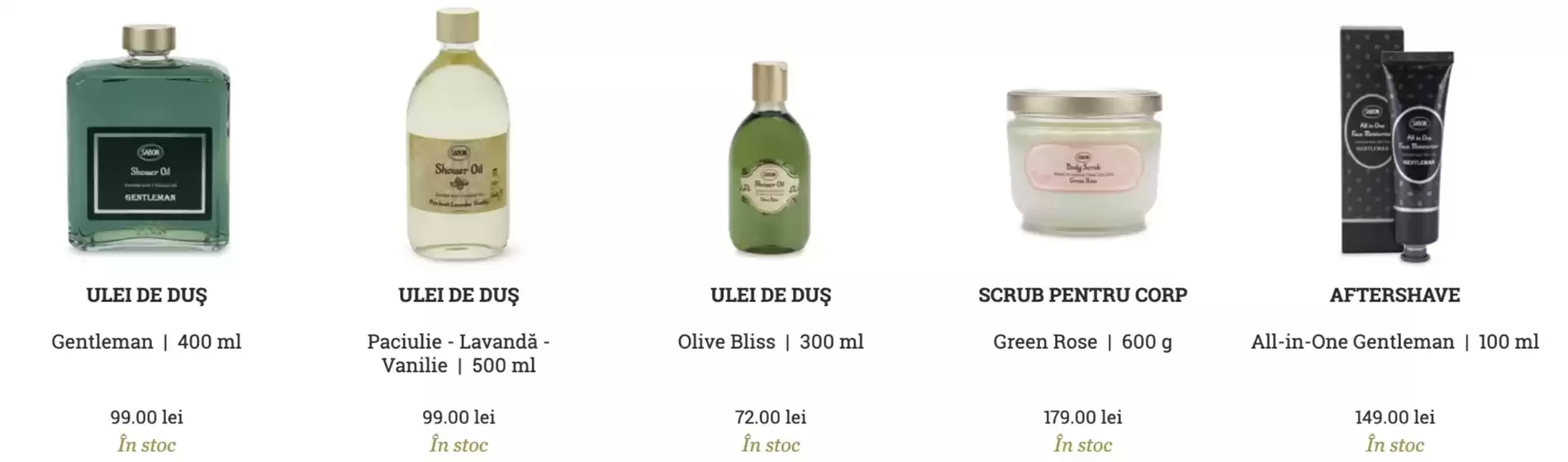 Oferta SABON