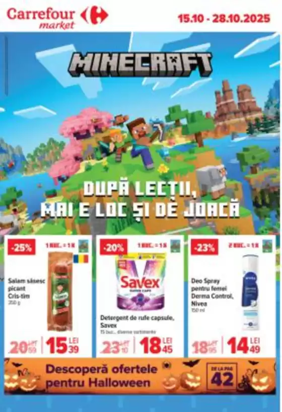 Catalog Carrefour Market Drobeta-Turnu Severin | cata Market 37 15 - 28.10.2025 | 2025-10-15T00:00:00.000Z - 2025-10-28T00:00:00.000Z