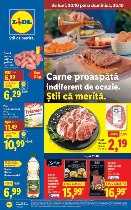 Catalog Lidl Drobeta-Turnu Severin | pentru perioada 20.10-26.10.2025 | 2025-10-15T00:00:00.000Z - 2025-10-26T00:00:00.000Z