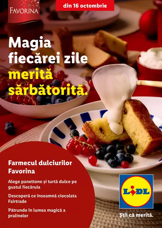 Catalog Lidl Drobeta-Turnu Severin | Favorina | 2025-10-14T00:00:00.000Z - 2025-12-31T00:00:00.000Z