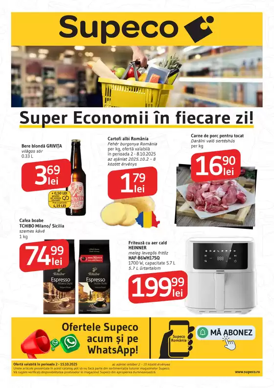 Catalog Supeco Drobeta-Turnu Severin | Chilipiruri și oferte actuale | 2025-10-15T00:00:00.000Z - 2025-10-29T00:00:00.000Z