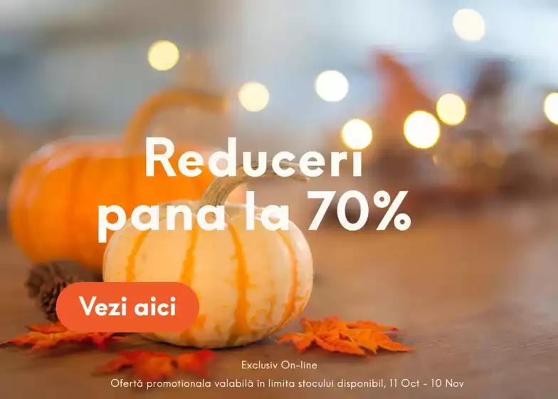 Reduceri până la 70%