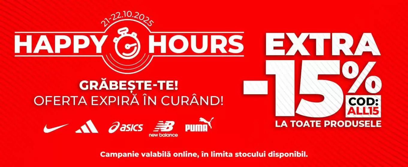 Catalog Sport Vision Brașov | Happy Hours | 2025-10-21T00:00:00.000Z - 2025-10-22T00:00:00.000Z