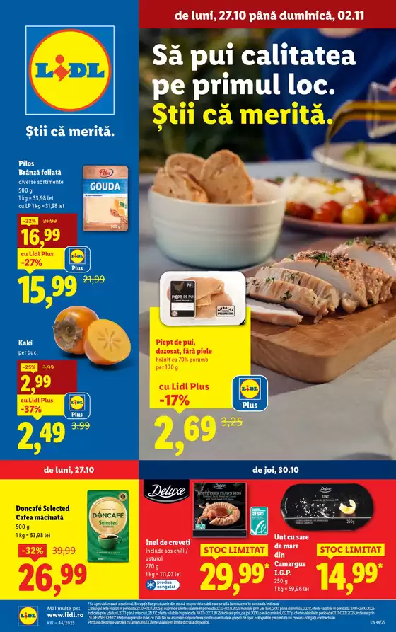 Catalog Lidl Cluj-Napoca | pentru perioada 27.10-2.11.2025 | 2025-10-22T00:00:00.000Z - 2025-11-02T00:00:00.000Z