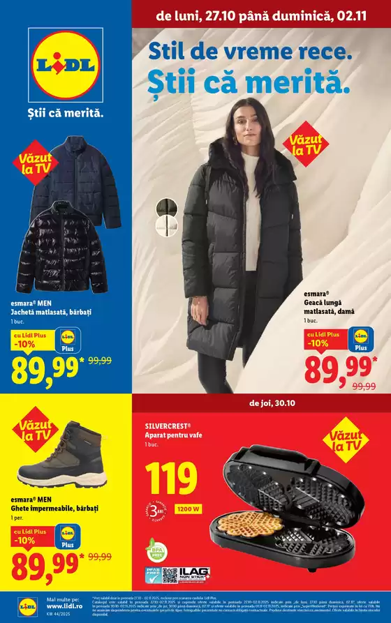 Catalog Lidl Cluj-Napoca | Oferte de top pentru toți vânătorii de chilipiruri | 2025-10-22T00:00:00.000Z - 2025-11-02T00:00:00.000Z