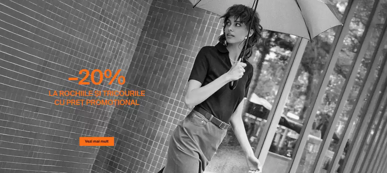 Catalog Mohito București | -20% la rochiile și tricourile cu preț promoțional | 2025-10-22T00:00:00.000Z - 2025-10-23T00:00:00.000Z