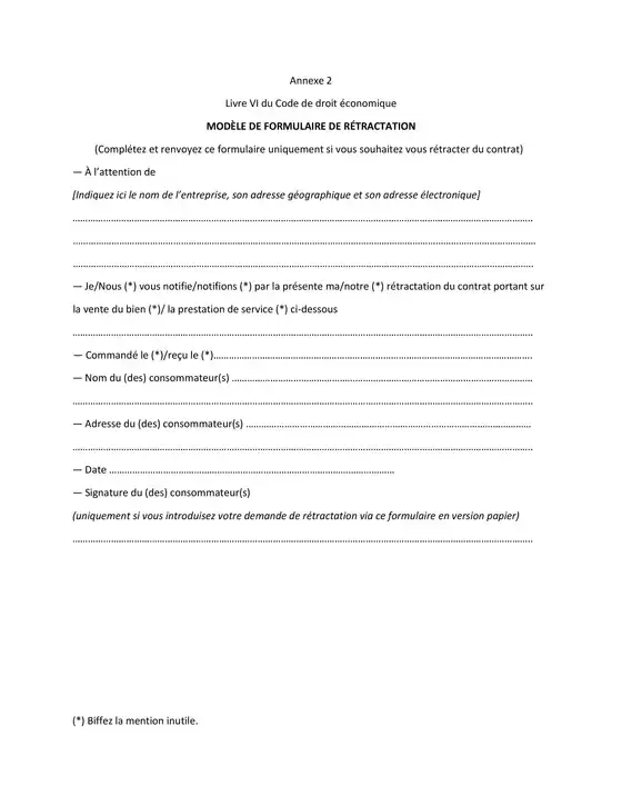 Catalog MEGA IMAGE București | Formulaire de retractation | 2025-10-23T00:00:00.000Z - 2025-11-06T00:00:00.000Z