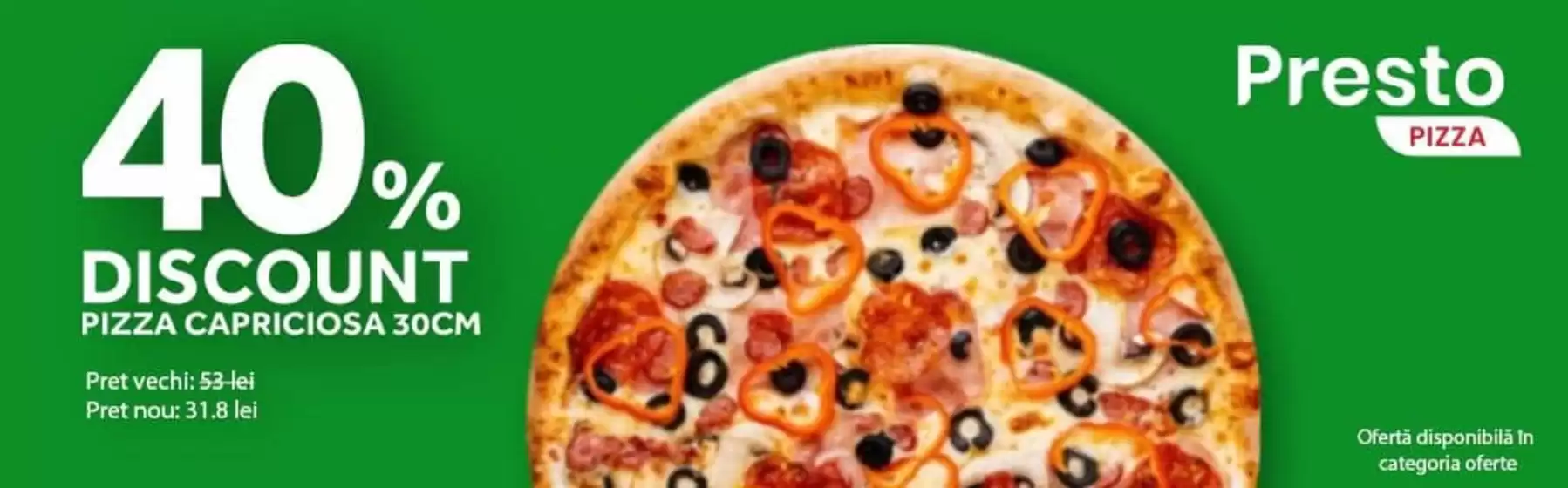 Presto Pizza catalog