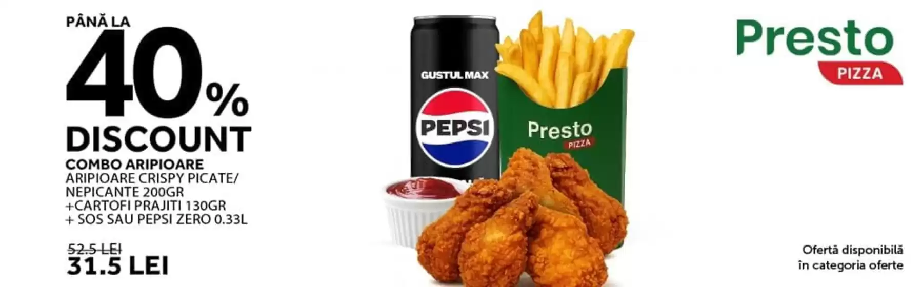 Presto Pizza catalog