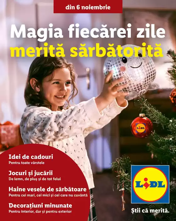 Catalog Lidl București | Decorațiuni și jucării | 2025-10-29T00:00:00.000Z - 2025-12-31T00:00:00.000Z