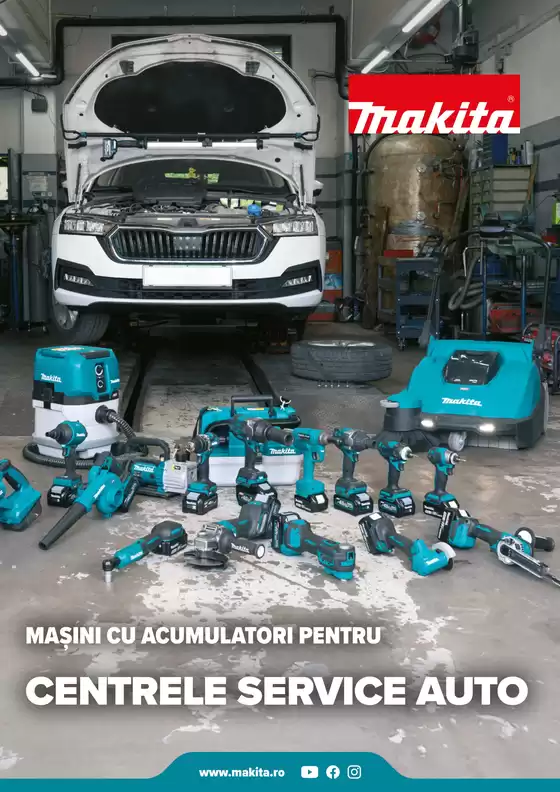 Catalog Makita Oradea | MAȘINI CU ACUMULATORI PENTRU CENTRELE SERVICE AUTO | 2025-10-30T00:00:00.000Z - 2025-11-30T00:00:00.000Z