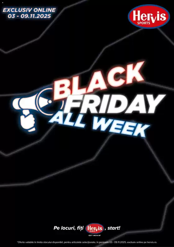 Catalog Hervis Gătaia | Black Friday All Week | 2025-11-03T00:00:00.000Z - 2025-11-09T00:00:00.000Z
