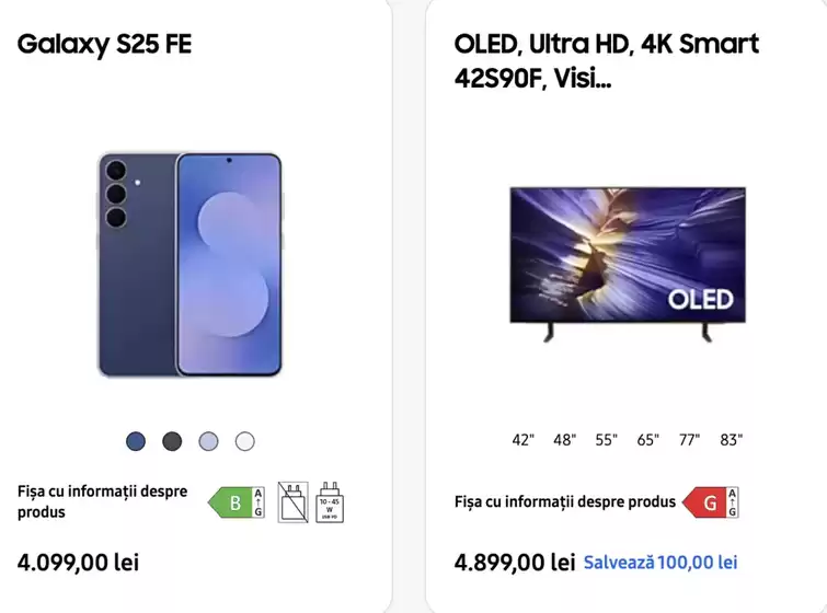 Catalog Samsung Petroșani | Samsung Promoții | 2025-11-04T00:00:00.000Z - 2025-11-11T00:00:00.000Z