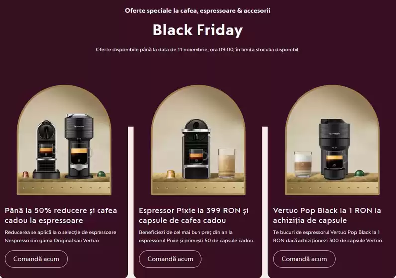Catalog Nespresso Berbești | Black Friday! | 2025-11-04T00:00:00.000Z - 2025-11-11T00:00:00.000Z
