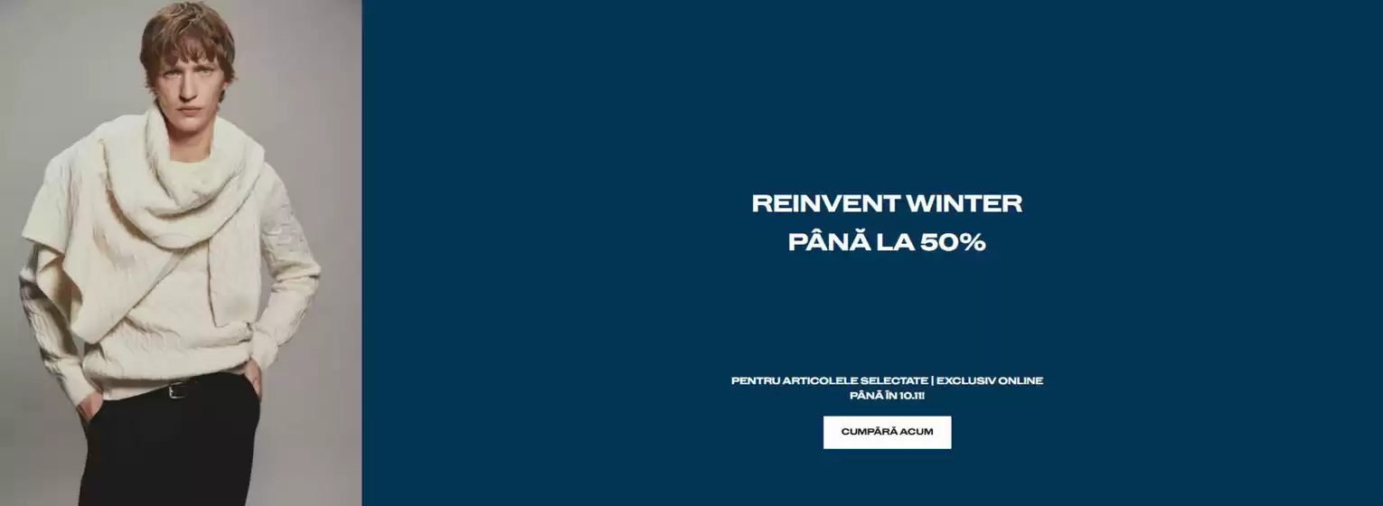REINVENT WINTER PÂNĂ LA 50%