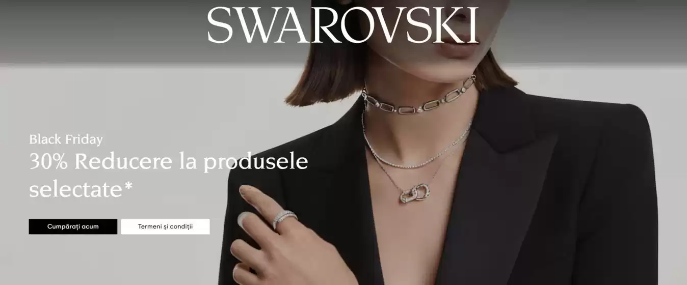 Catalog Swarovski Timișoara | BLACK FRIDAY 30% Reducere la produsele selectate | 2025-11-07T00:00:00.000Z - 2025-11-28T00:00:00.000Z