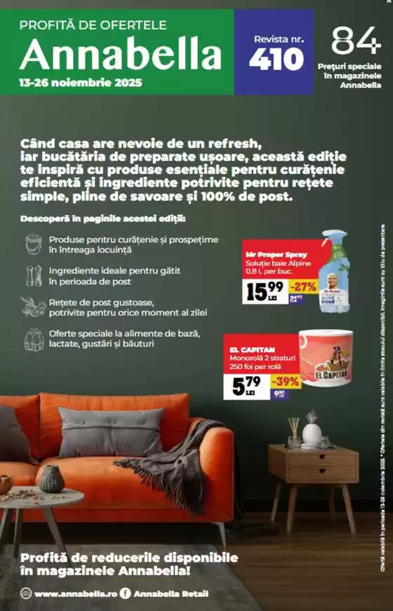 Catalog Annabella Timișoara | Catalog Annabella Nr. 410 | 2025-11-13T00:00:00.000Z - 2025-11-26T00:00:00.000Z