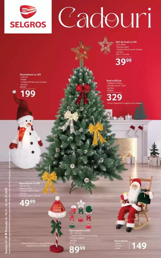 Catalog Selgros Medgidia | CADOURI | 2025-11-14T00:00:00.000Z - 2025-12-05T00:00:00.000Z
