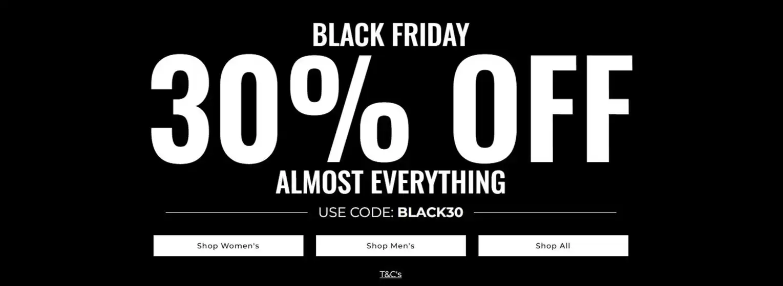 Catalog Clarks | BLACK FRIDAY 30% OFF | 2025-11-19T00:00:00.000Z - 2025-11-28T00:00:00.000Z