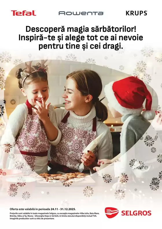 Catalog Selgros Ploiești | CATALOG Tefal Rowenta Krups | 2025-11-24T00:00:00.000Z - 2025-12-31T00:00:00.000Z