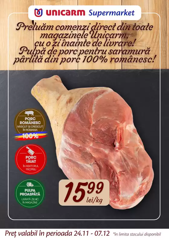 Catalog Unicarm Ploiești | Crăciunul se apropie, iar Unicarm te ajută să te pregătești ca odinioară! | 2025-11-25T00:00:00.000Z - 2025-12-07T00:00:00.000Z