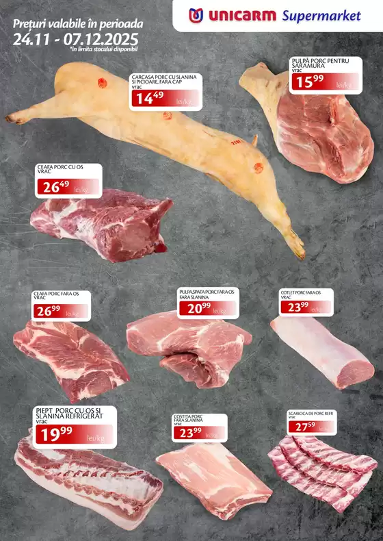 Catalog Unicarm Ploiești | Alege prospețimea care face diferența! | 2025-11-25T00:00:00.000Z - 2025-12-07T00:00:00.000Z