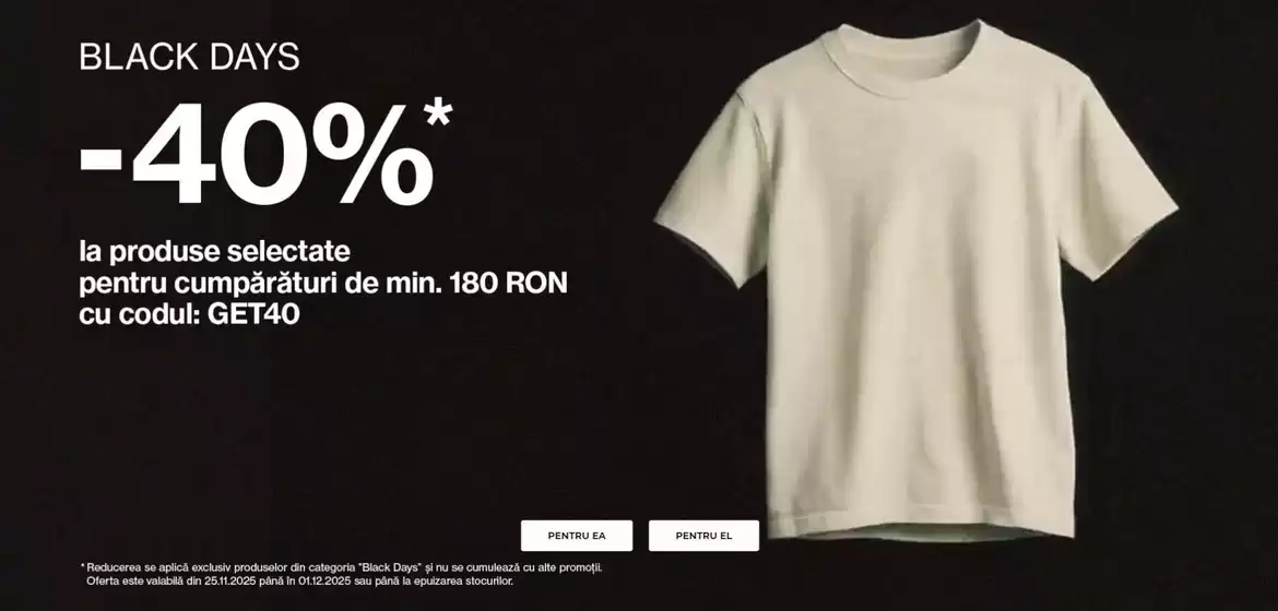 Catalog House Brand Gheorgheni | Black Days -40% | 2025-11-25T00:00:00.000Z - 2025-12-01T00:00:00.000Z