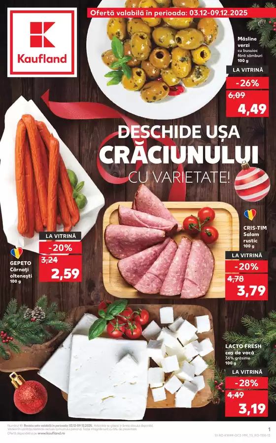 Catalog Kaufland Bacău | Reduceri și promoții | 2025-12-03T00:00:00.000Z - 2025-12-09T00:00:00.000Z