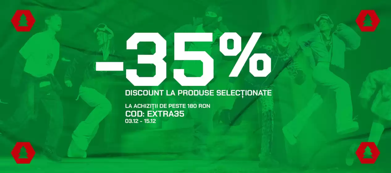 Catalog Cropp | -35% DISCOUNT LA PRODUSE SELECŢIONATE | 2025-12-03T00:00:00.000Z - 2025-12-15T00:00:00.000Z