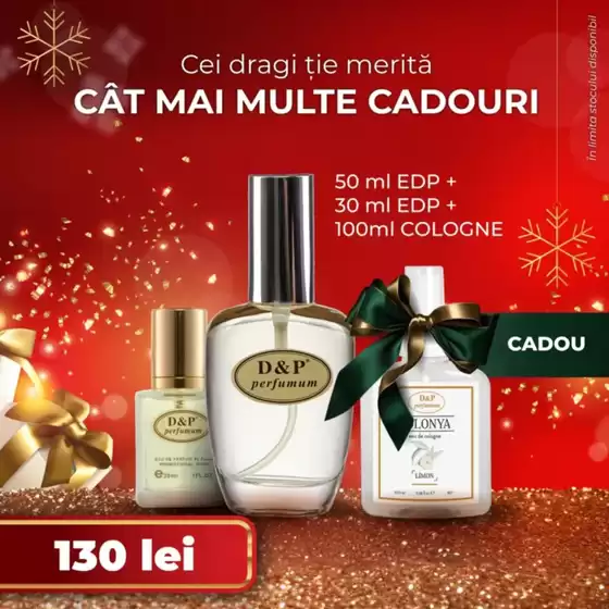 Catalog D&P Parfum București | Oferte Parfumuri - Pachete Promoționale | 2025-12-04T00:00:00.000Z - 2025-12-17T00:00:00.000Z