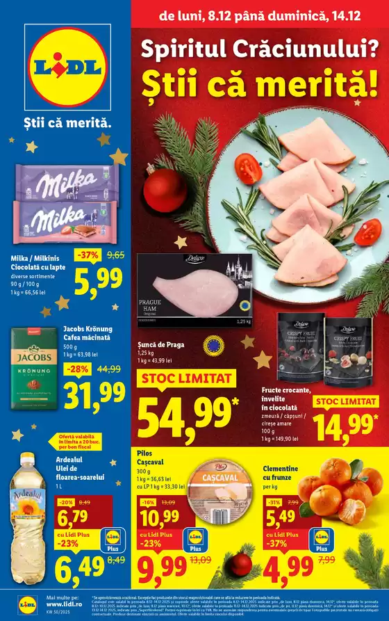 Catalog Lidl Sântana | pentru perioada 08.12-14.12.2025 | 2025-12-03T00:00:00.000Z - 2025-12-14T00:00:00.000Z